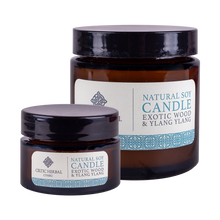 Load image into Gallery viewer, Celtic Herbal - Exotic Wood and Ylang Ylang Natural Soy Candles
