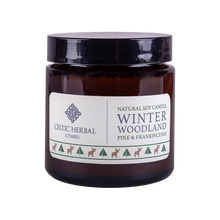 Load image into Gallery viewer, Celtic Herbal - Winter Woodland Candle with Pine &amp; Frankincense 100g
